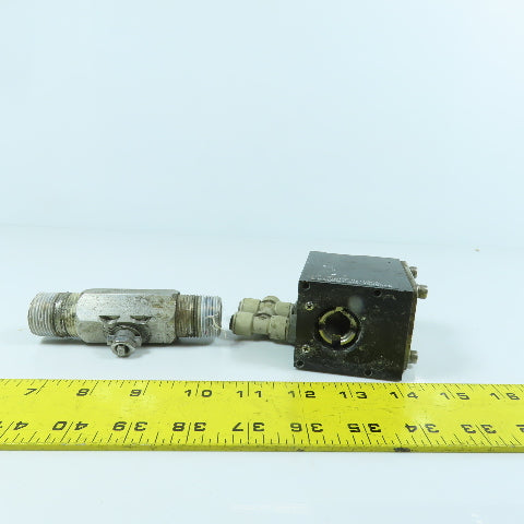 Gemini 3/4 76M-6-RT-6 3/4" Stainless Ball Valve & Pneumatic Actuator "Repair"