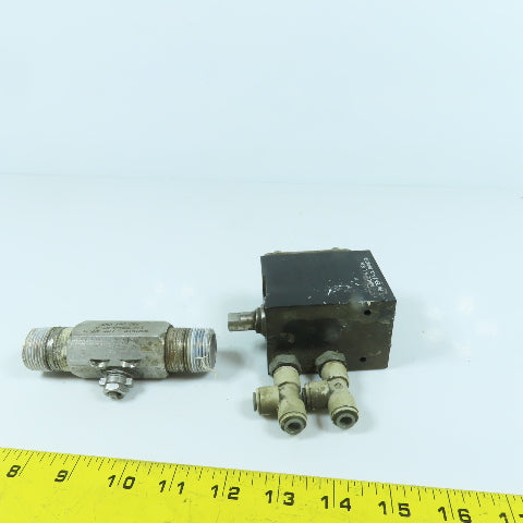 Gemini 3/4 76M-6-RT-6 3/4" Stainless Ball Valve & Pneumatic Actuator "Repair"