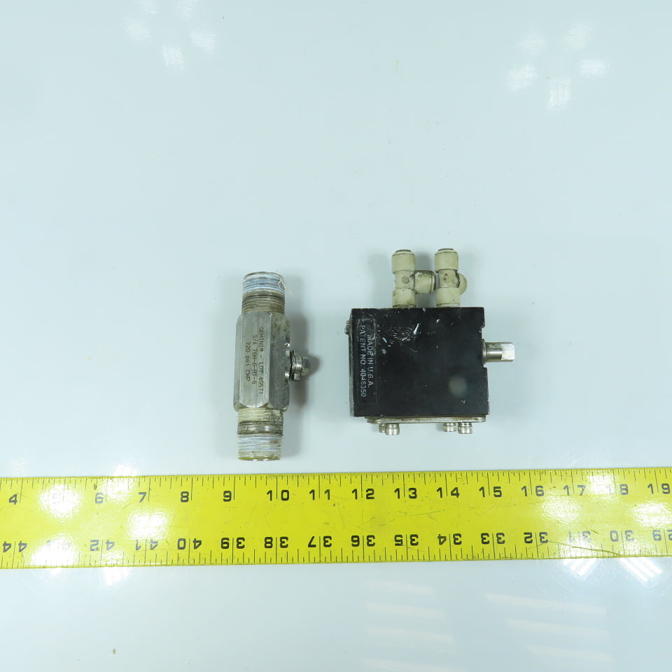 Gemini 3/4 76M-6-RT-6 3/4" Stainless Ball Valve & Pneumatic Actuator "Repair"