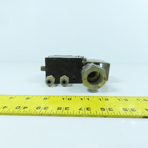 Gemini 3/4 76M-6-RT-6 3/4" Stainless Steel Ball Valve W/ Pneumatic Actuator