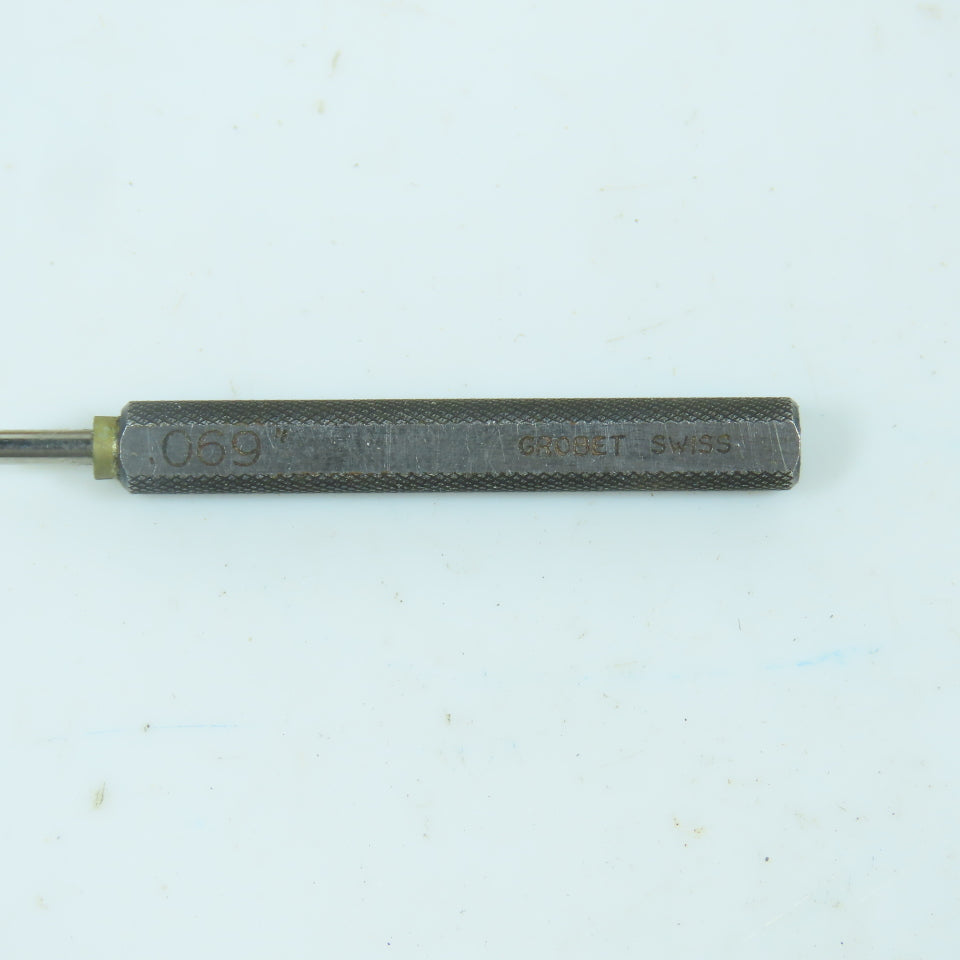 Grobet Swiss Pin Gauge Set 0.040" To 0.114" "Missing Two"