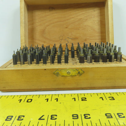 Grobet Swiss Pin Gauge Set 0.040" To 0.114" "Missing Two"