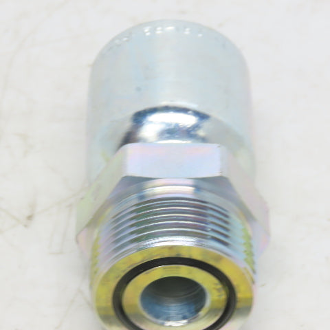Parker 1J043-16-12 Fitting 3/4" Hose X 1" Male Seal-Lok Forseal/O-Ring Face