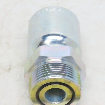 Parker 1J043-16-12 Fitting 3/4" Hose X 1" Male Seal-Lok Forseal/O-Ring Face