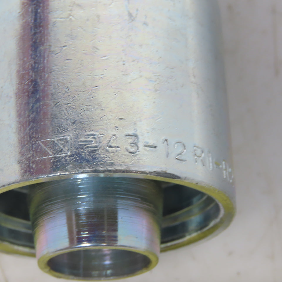 Parker 1J043-16-12 Fitting 3/4" Hose X 1" Male Seal-Lok Forseal/O-Ring Face
