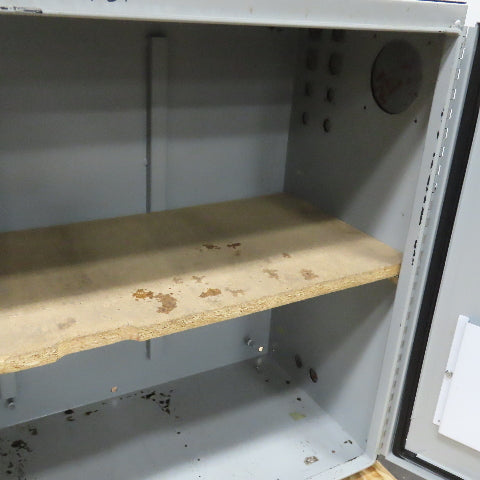 42" x 29"T x 14" Deep Electrical Enclosure Upcycled To Storage Cabinet 1 Shelf