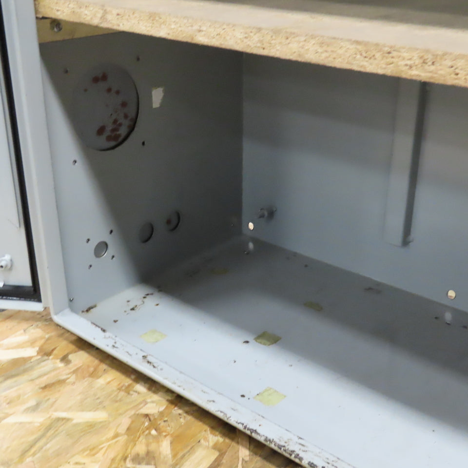 42" x 29"T x 14" Deep Electrical Enclosure Upcycled To Storage Cabinet 1 Shelf