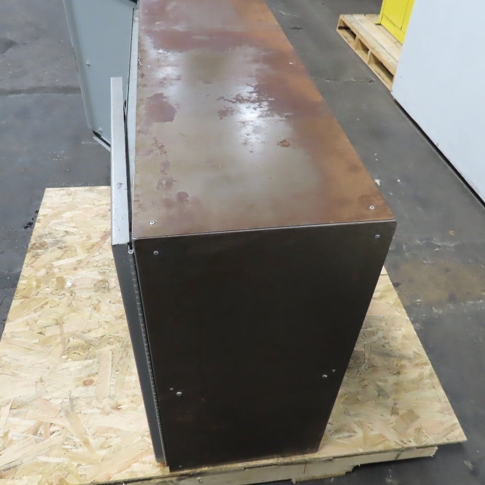 42" x 29"T x 14" Deep Electrical Enclosure Upcycled To Storage Cabinet 1 Shelf