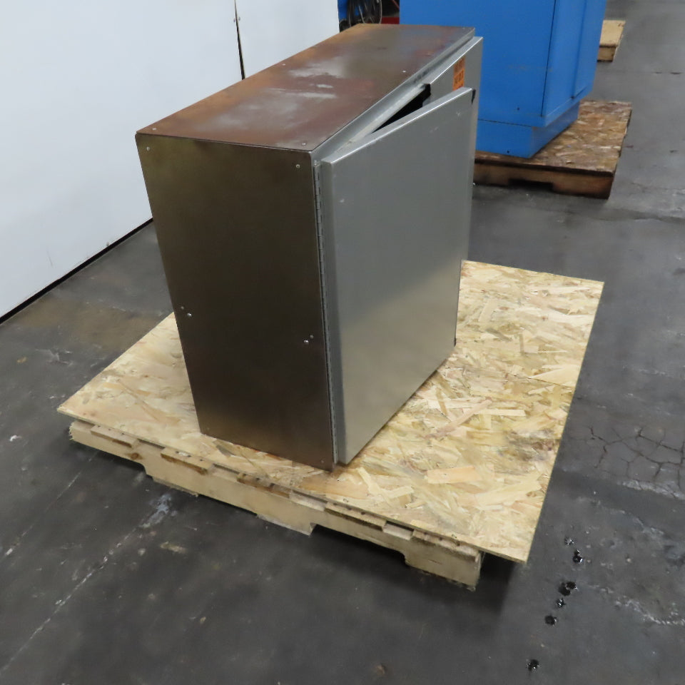 42" x 29"T x 14" Deep Electrical Enclosure Upcycled To Storage Cabinet 1 Shelf