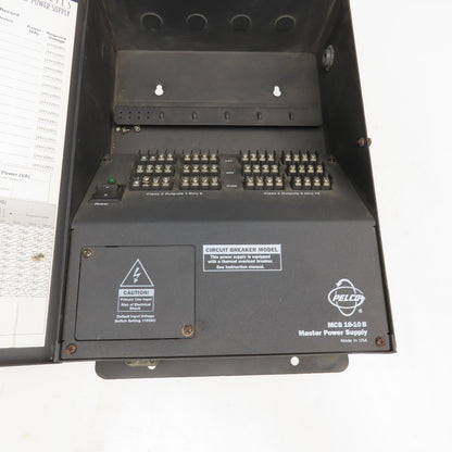 Pelco MCS16-10B 120/240V 340W Master Power Supply
