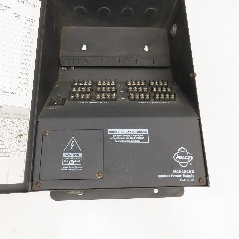 Pelco MCS16-10B 120/240V 340W Master Power Supply
