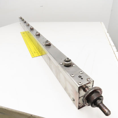 8 Head 60" OAL Stainless Steel Printing Automatic Over Dampening Ink Spray Bar