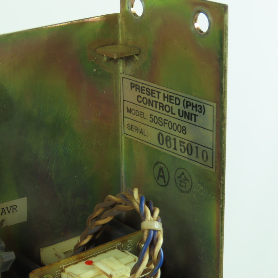 Mitsubishi 50SF0008 Preset HED (PH3) Control Unit From LC 20BP CO2 Control Unit