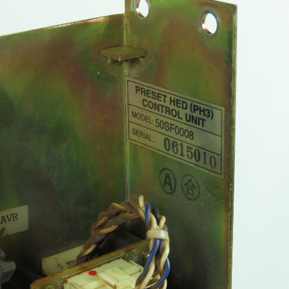 Mitsubishi 50SF0008 Preset HED (PH3) Control Unit From LC 20BP CO2 Control Unit