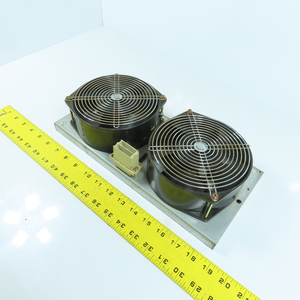 Toyo T6700 Dual Cooling Blower Fan Assembly 100Va.c. From Mitsubishi LC 20BP