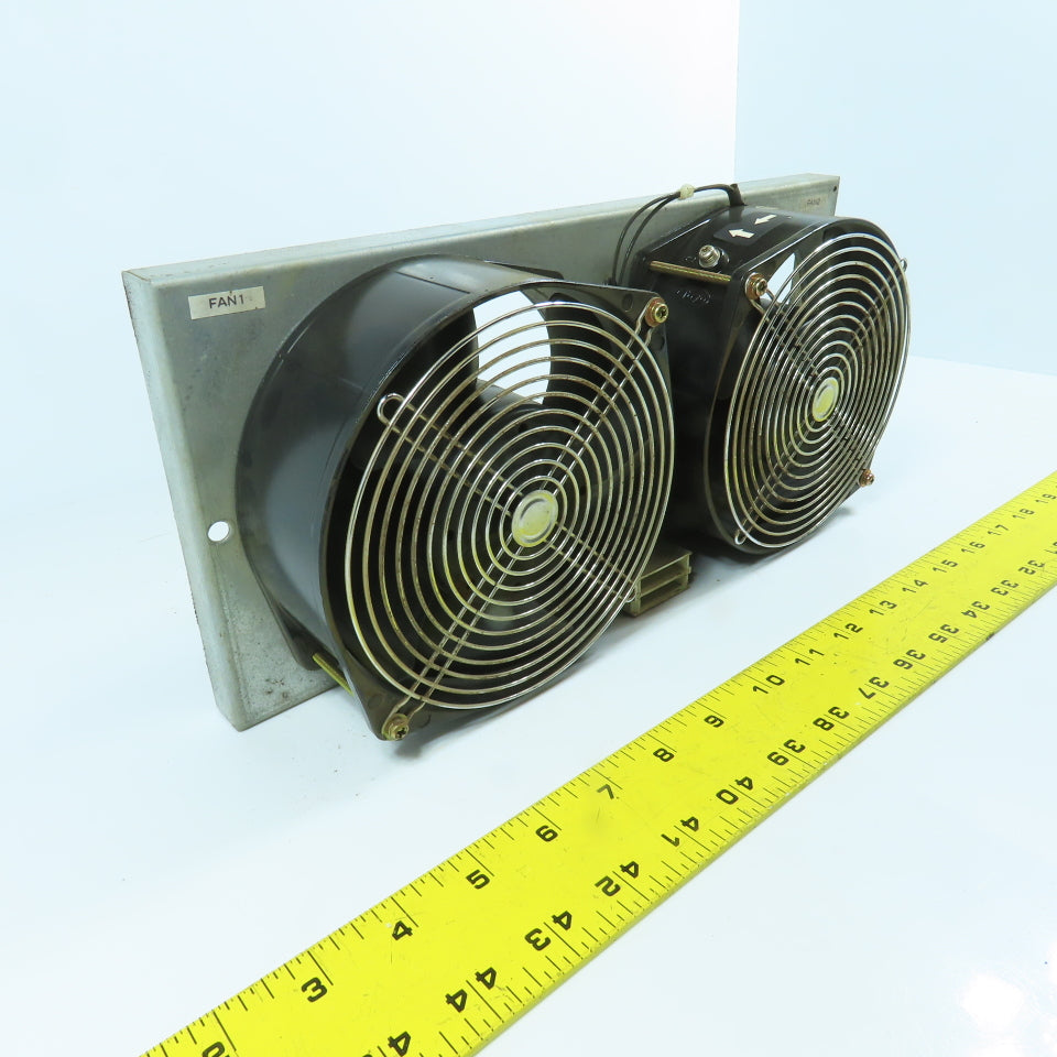 Toyo T6700 Dual Cooling Blower Fan Assembly 100Va.c. From Mitsubishi LC 20BP