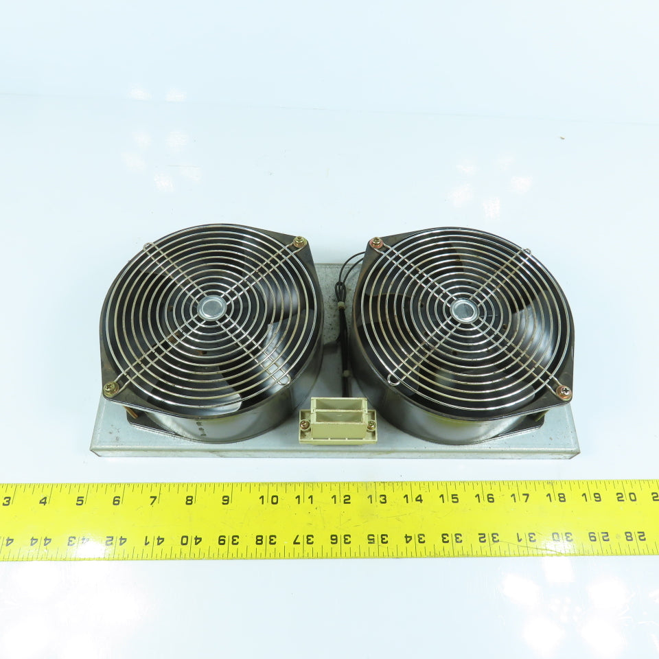 Toyo T6700 Dual Cooling Blower Fan Assembly 100Va.c. From Mitsubishi LC 20BP