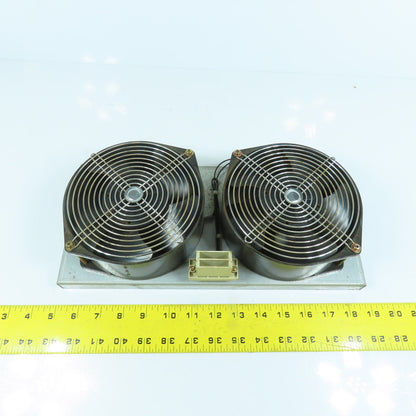 Toyo T6700 Dual Cooling Blower Fan Assembly 100Va.c. From Mitsubishi LC 20BP