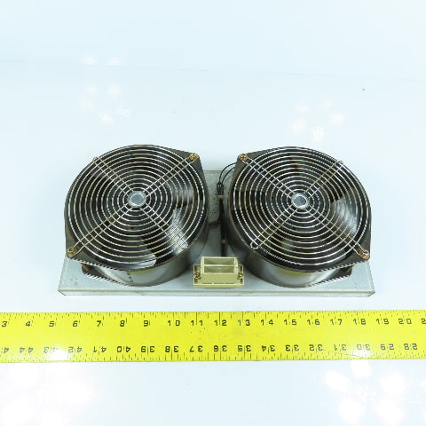 Toyo T6700 Dual Cooling Blower Fan Assembly 100Va.c. From Mitsubishi LC 20BP
