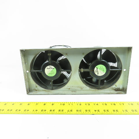 Toyo T6700 Dual Cooling Blower Fan Assembly 100Va.c. From Mitsubishi LC 20BP