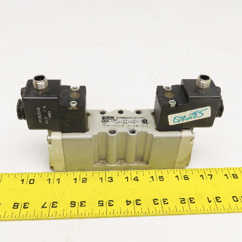 Parker H1 6WXBG619000FC 3 Position Solenoid Valve 120V Coil 145 PSI
