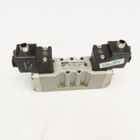 Parker H1 6WXBG619000FC 3 Position Solenoid Valve 120V Coil 145 PSI