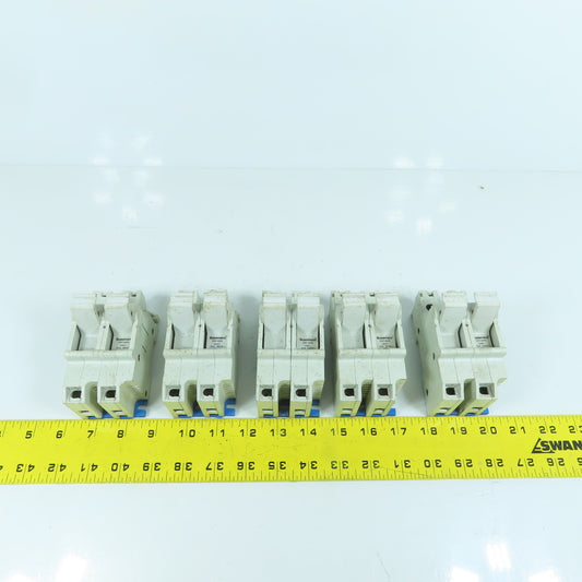 Bussman CH142G 50A Double Fuse Holder 660V AC Lot Of 5