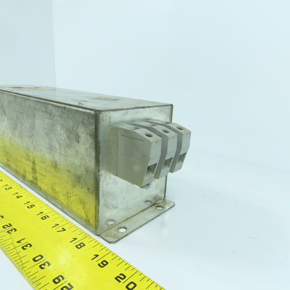 Schaffner FS5113-50-53 Inline Noise Filter 3x480VAC 50/60HZ 3x50A