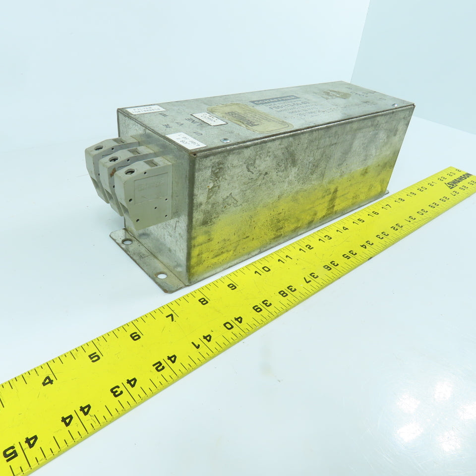 Schaffner FS5113-50-53 Inline Noise Filter 3x480VAC 50/60HZ 3x50A