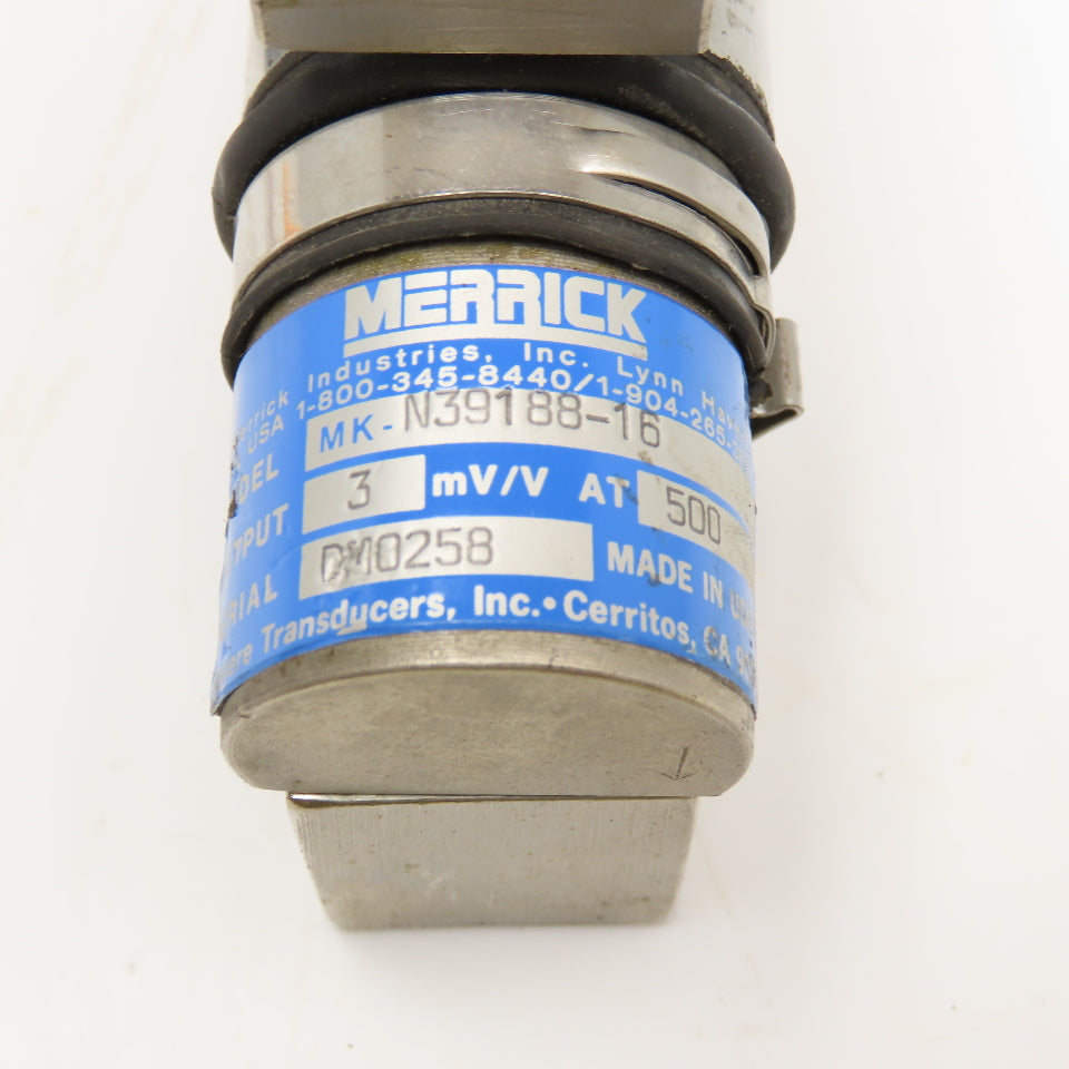 Merrick MK-N39188-16 500Lbs Load Cell 3mV/V