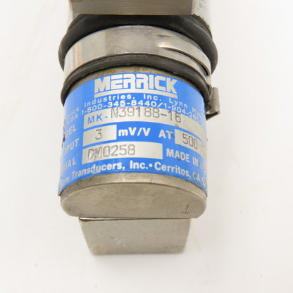 Merrick MK-N39188-16 500Lbs Load Cell 3mV/V