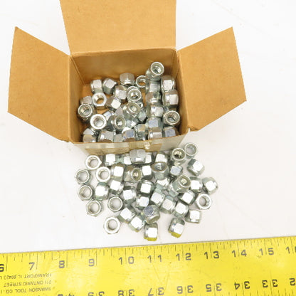 3/8"-24 Nylon Insert Hex Lock Nut Fine Thread Lot Of 100