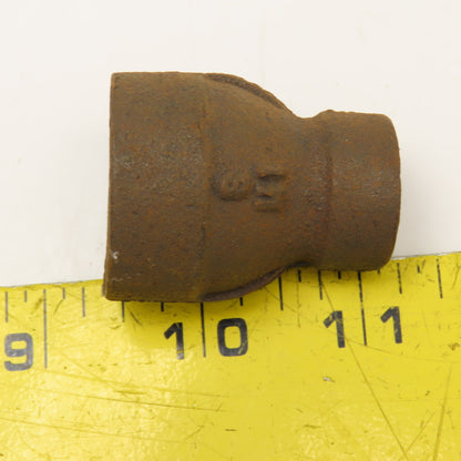 1/2" x 1/4" NPT Black Pipe Thick Wall Bell Reducer Class 300 WOG 2000