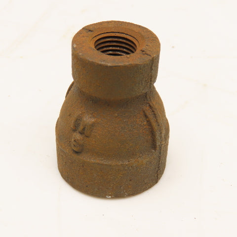 1/2" x 1/4" NPT Black Pipe Thick Wall Bell Reducer Class 300 WOG 2000