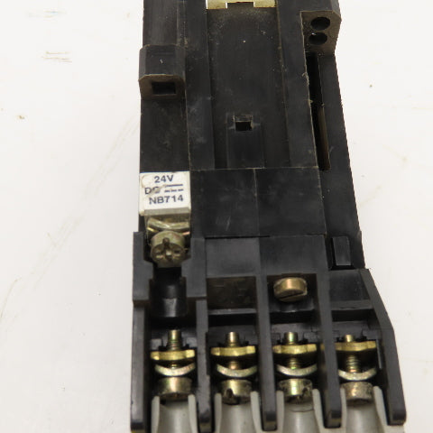 Allen Bradley 100-A12NZ*3 600V 10Hp 12A Contactor Relay 24VDC Coil