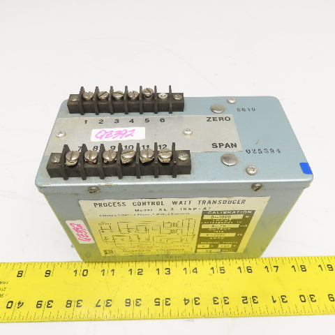 Scientific Columbus XL 3-1K5P-A7 5A 120V 60Hz Process Control Watt Transducer