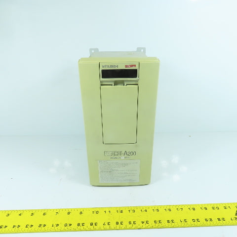 Mitsubishi FR-A240E-0.4K-TF Freqrol-A200 Inverter Drive 380-480V 1HP