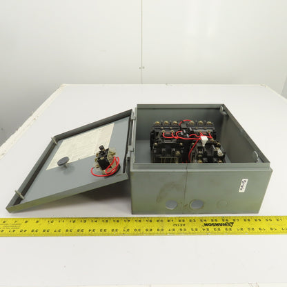 Allen Bradley 505-AAXD-3-104 Size 0 Reversing Contactor 120V Coil 2HP W/Overload