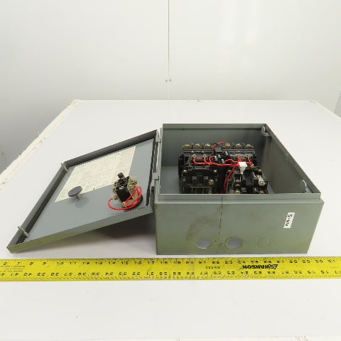 Allen Bradley 505-AAXD-3-104 Size 0 Reversing Contactor 120V Coil 2HP W/Overload