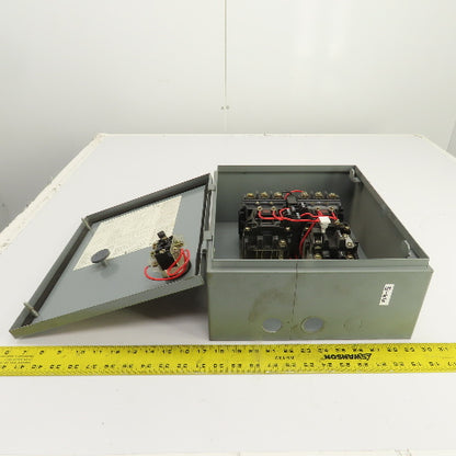 Allen Bradley 505-AAXD-3-104 Size 0 Reversing Contactor 120V Coil 2HP W/Overload