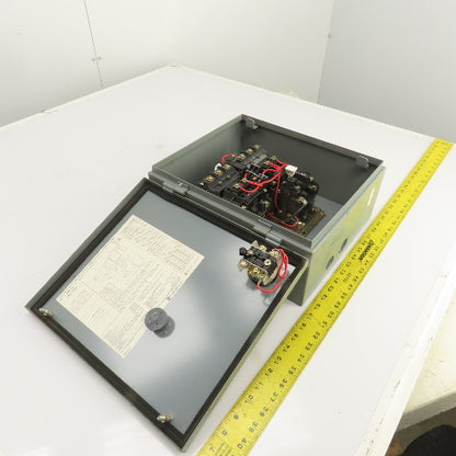 Allen Bradley 505-AAXD-3-104 Size 0 Reversing Contactor 120V Coil 2HP W/Overload