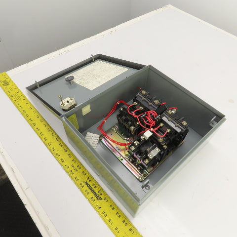 Allen Bradley 505-AAXD-3-102 Size 1 Reversing Contactor 120V Coil 3HP W/Overload