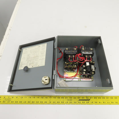 Allen Bradley 505-AAXD-3-102 Size 1 Reversing Contactor 120V Coil 3HP W/Overload