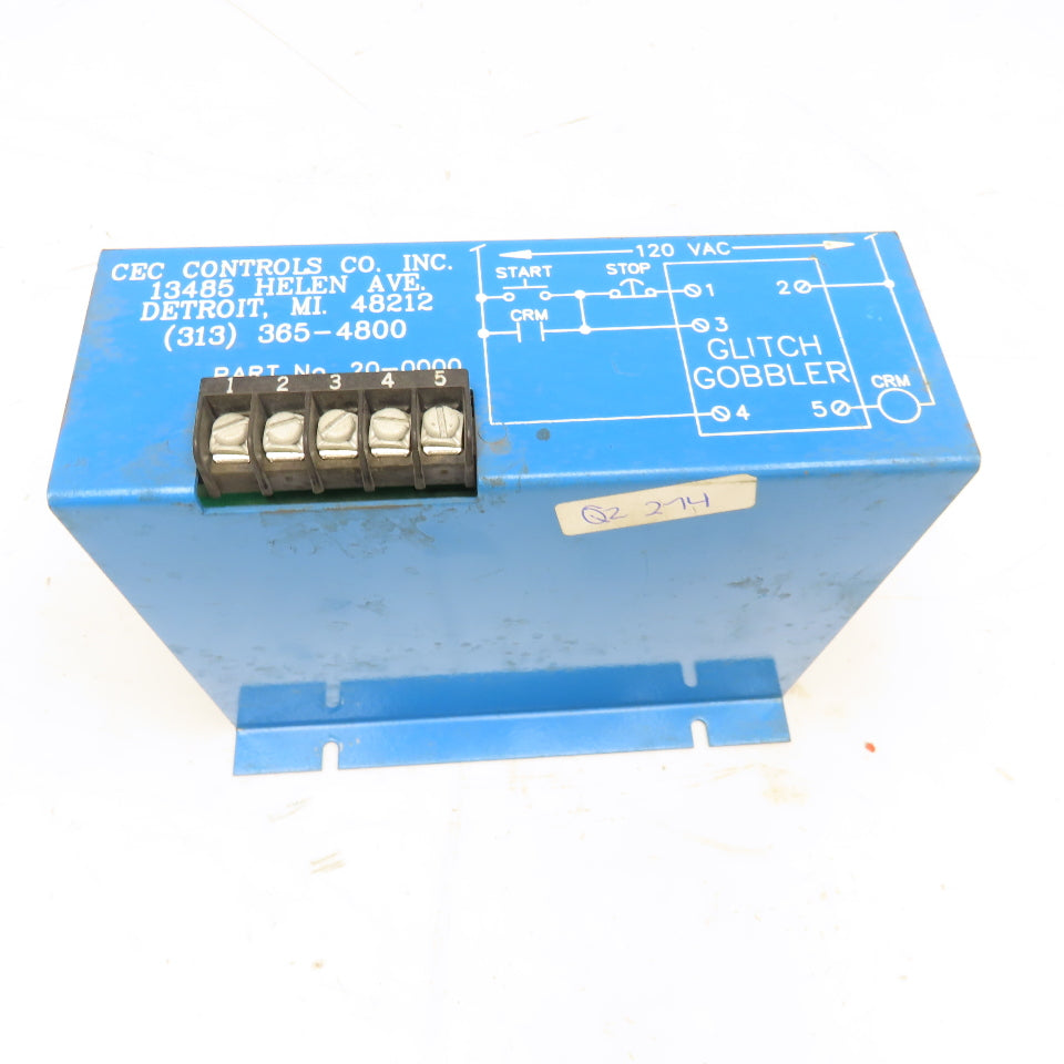 CEC Controls 20-0000 Glitch Gobbler 120V CRM Relay Module