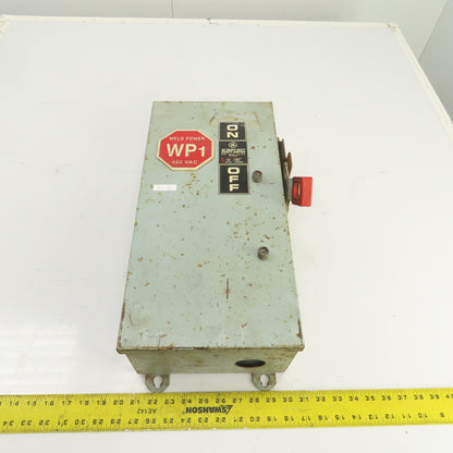 GE TH3362J Fusible Heavy Duty 60A Safety Disconnect Switch 600VAC 250VDC