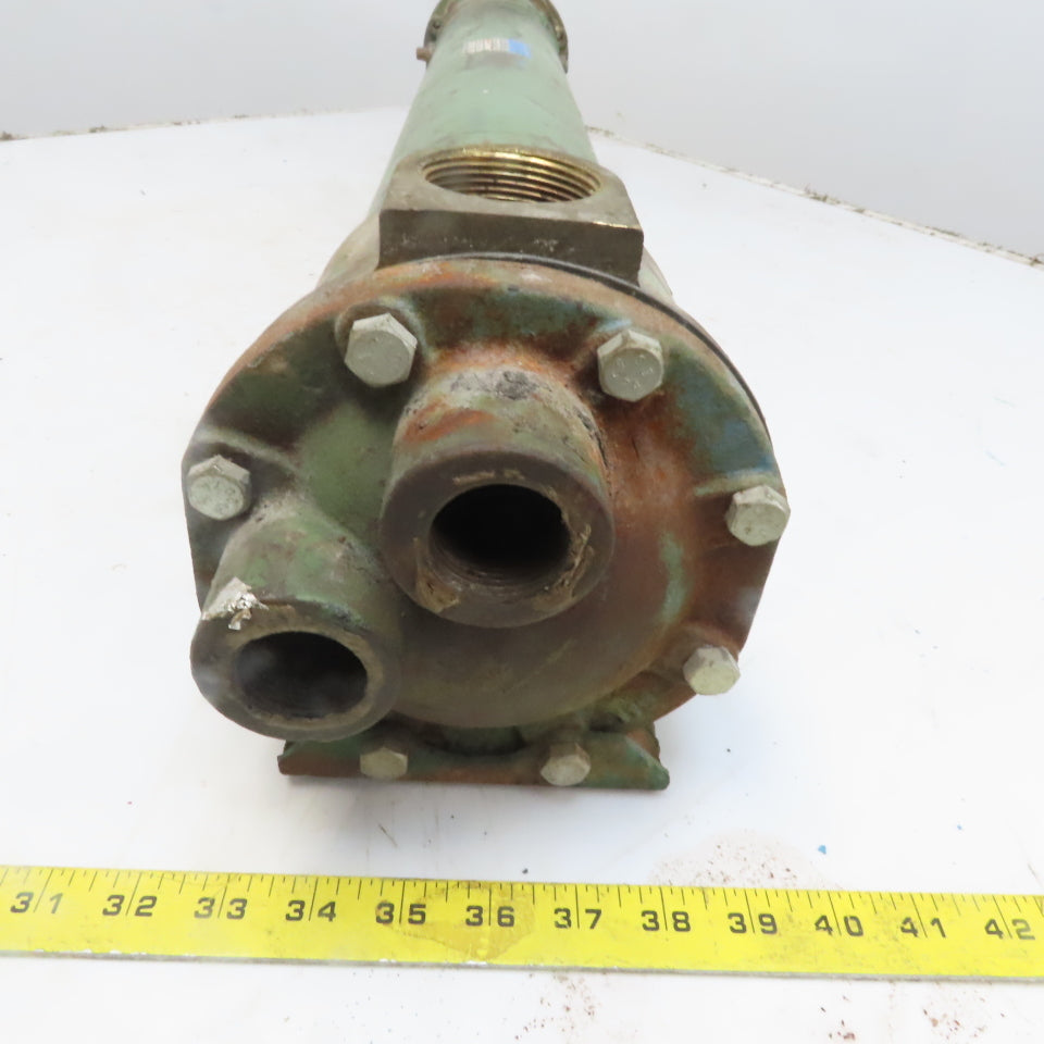 American Standard 5-030-05-036-005 Brass Shell & Tube Heat Exchanger 5" x 36"