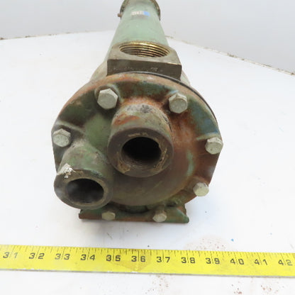 American Standard 5-030-05-036-005 Brass Shell & Tube Heat Exchanger 5" x 36"