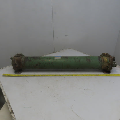 American Standard 5-030-05-036-005 Brass Shell & Tube Heat Exchanger 5" x 36"