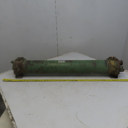 American Standard 5-030-05-036-005 Brass Shell & Tube Heat Exchanger 5" x 36"