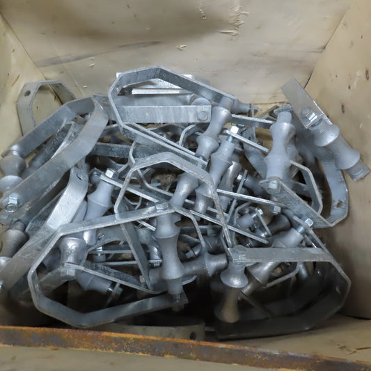 8" Pipe Roller Hanger Galvanized Steel Lot Of 47